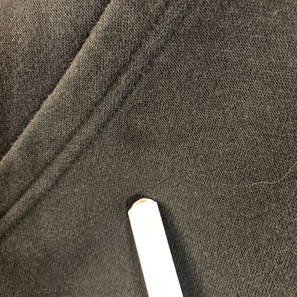 Adidas Hoodie Mens Medium Black Logo Fullzip Pullover Sportswear Sweatshirt - Picture 3 of 9